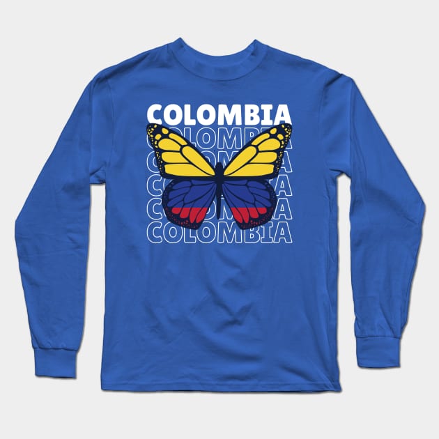 I Love Colombia // Colombian Flag // Colombia Pride Long Sleeve T-Shirt by SLAG_Creative